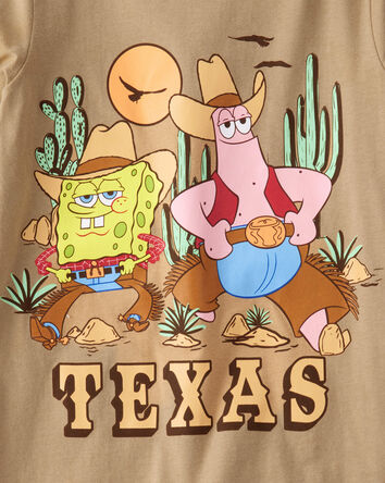 Kid Spongebob Squarepants™ Texas Short-Sleeve Graphic Tee - Brown, 