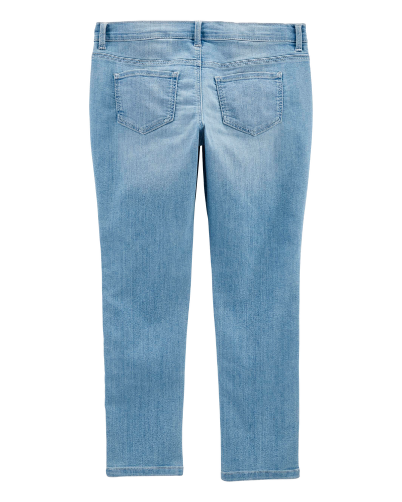 Kid Light Blue Wash Super Skinny-Leg Jeans, image 2 of 5 slides