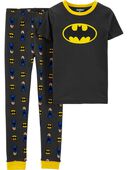 Grey - Kid 2-Piece Batman™ 100% Snug Fit Cotton Pajamas