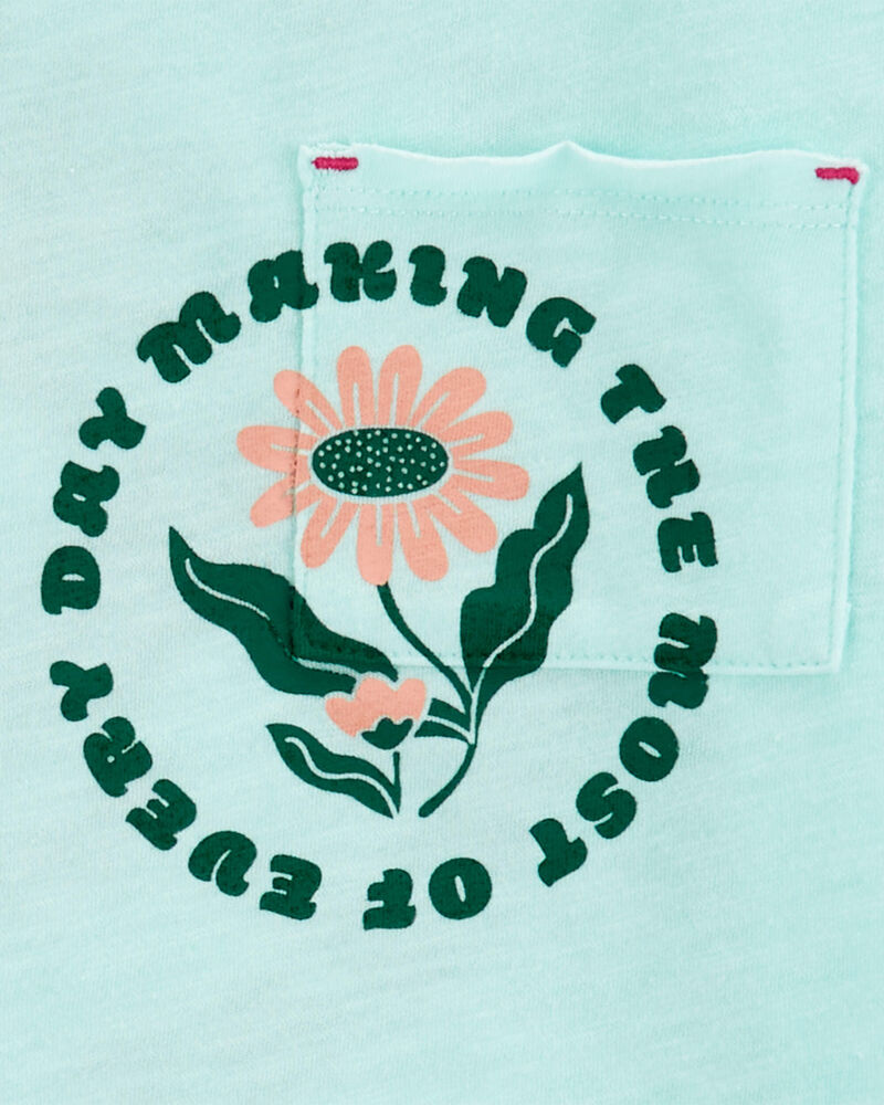 Kid Floral Pocket Tee, image 3 of 4 slides