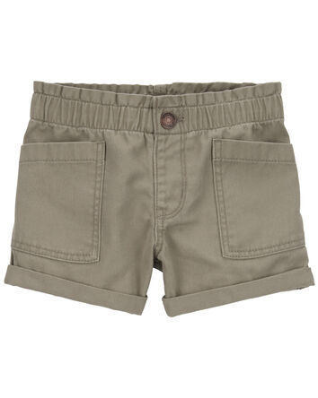 Baby PaperBag Twill Shorts, 