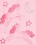 Baby 4-Piece Unicorn Cotton Pajamas, image 2 of 4 slides