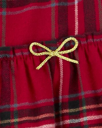 Toddler 2-Piece Plaid Flannel Top & Legging Set, 
