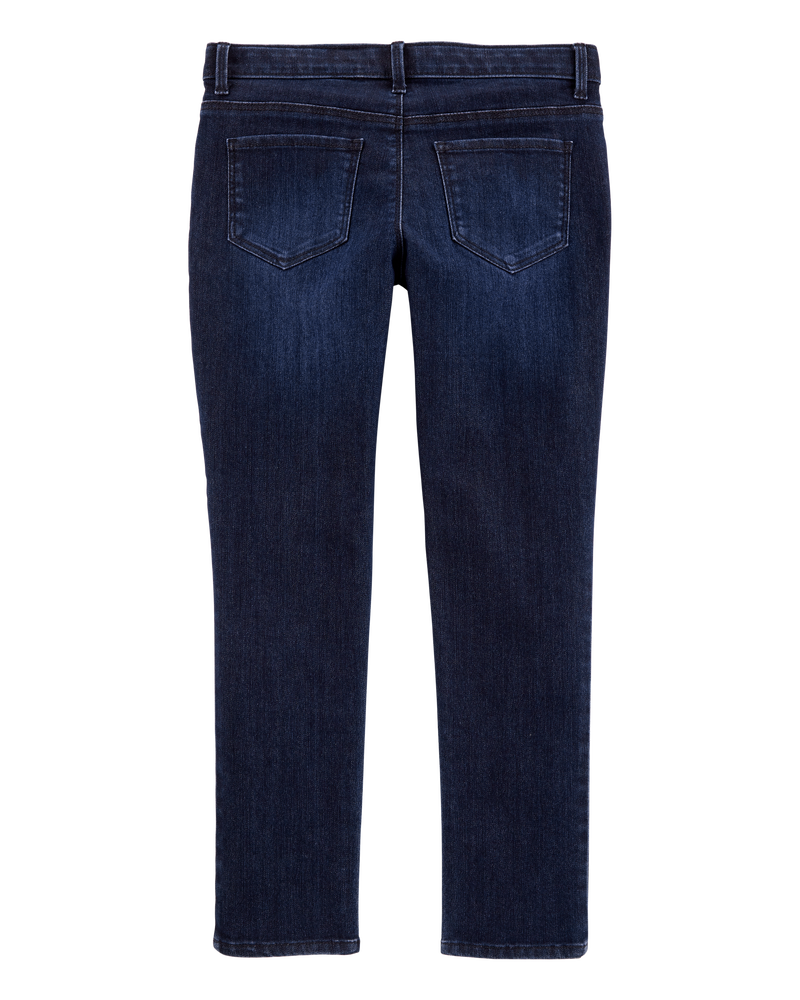 Kid Dark Wash Plus-Fit Skinny-Leg Jeans , image 2 of 4 slides