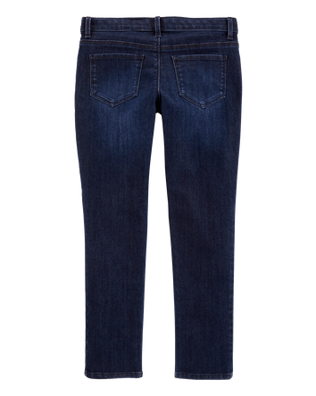 Kid Dark Wash Plus-Fit Skinny-Leg Jeans , 