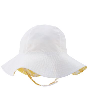 Baby Reversible Sunflower Sun Hat, 
