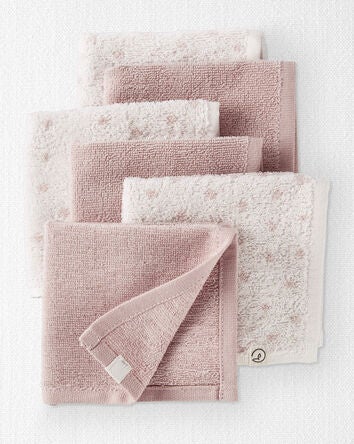 Baby 6-Pack Organic Cotton Washcloths, 