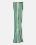 Girls Knit Flare Active Pants - Green, image 3 of 5 slides