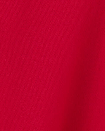 Kid Red Piqué Polo Shirt, 