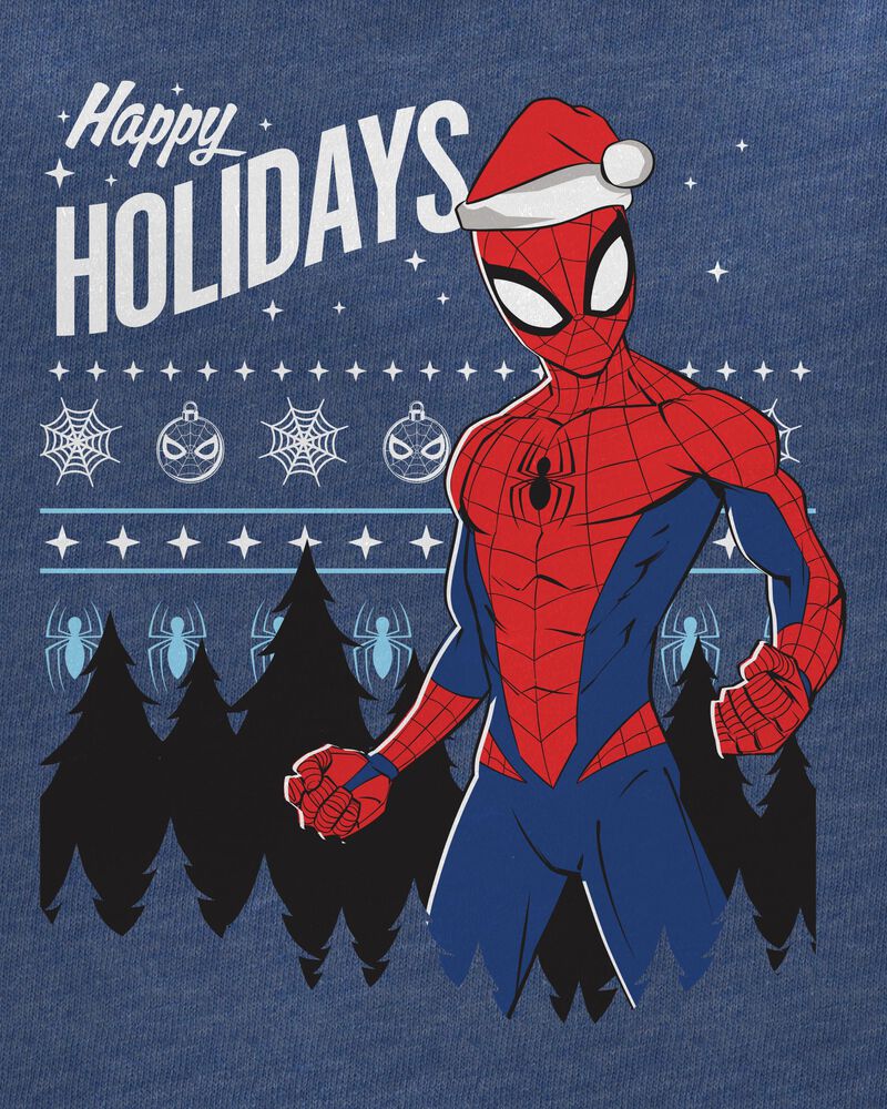 Kid Spider-Man Christmas Tee, image 2 of 2 slides