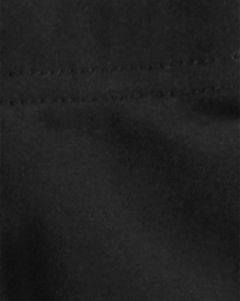 Toddler 2-Pack Black/White Bike Shorts, image 2 of 2 slides