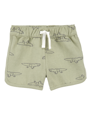 Baby Boy 3-Piece Alligator Outfit Set - Green/Grey, 