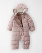 Baby Recycled Quilted Puffer One-Piece, image 2 of 4 slides