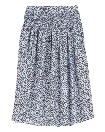 Kid Floral Maxi Skirt - Blue, 