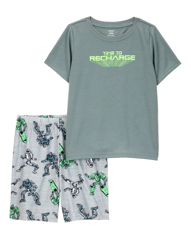 Boys Gaming Print Loose Fit 2-Piece Pajamas , image 1 of 3 slides