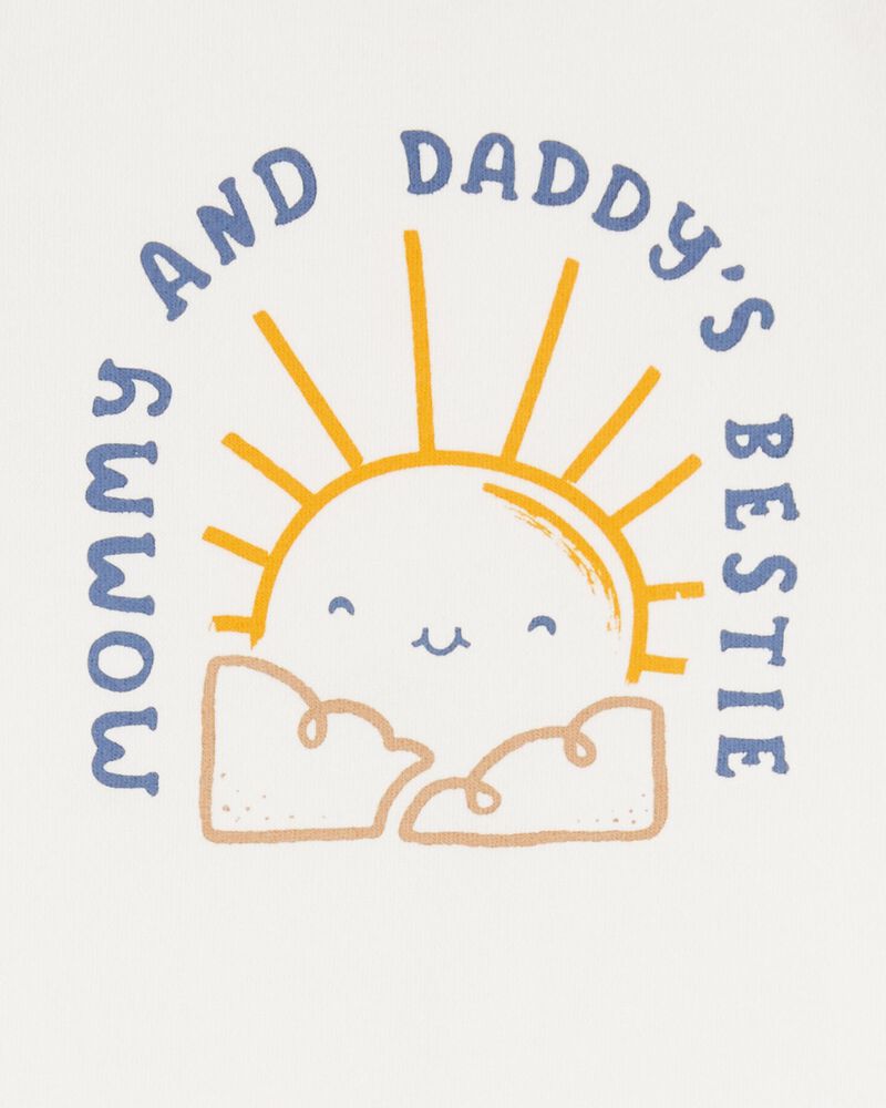 Baby 'Mommy And Daddy's Bestie' Bodysuit, image 2 of 3 slides
