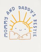 Baby 'Mommy And Daddy's Bestie' Bodysuit, image 2 of 3 slides