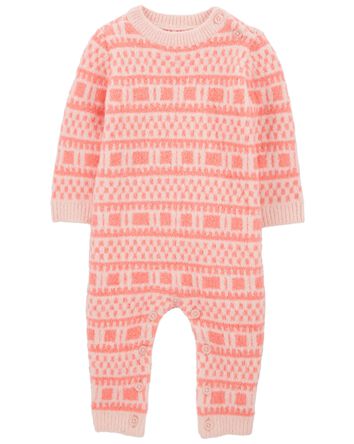 Baby Sweater Knit Jumpsuit, 