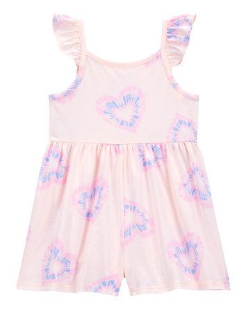 Toddler Heart Print Romper, 