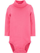 Pink - Baby Turtleneck Bodysuit