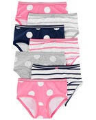 Kid 7-Pack Brief Stretch Cotton Underwear, image 1 of 3 slides