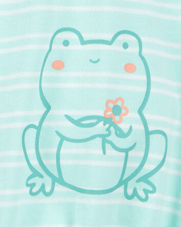 Baby Striped Frog Cotton Romper, 
