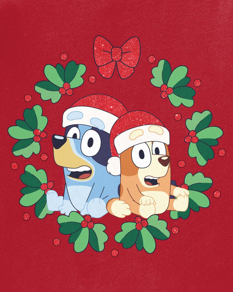 Toddler Bluey Christmas Tee, image 2 of 3 slides