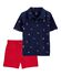 Navy/Red