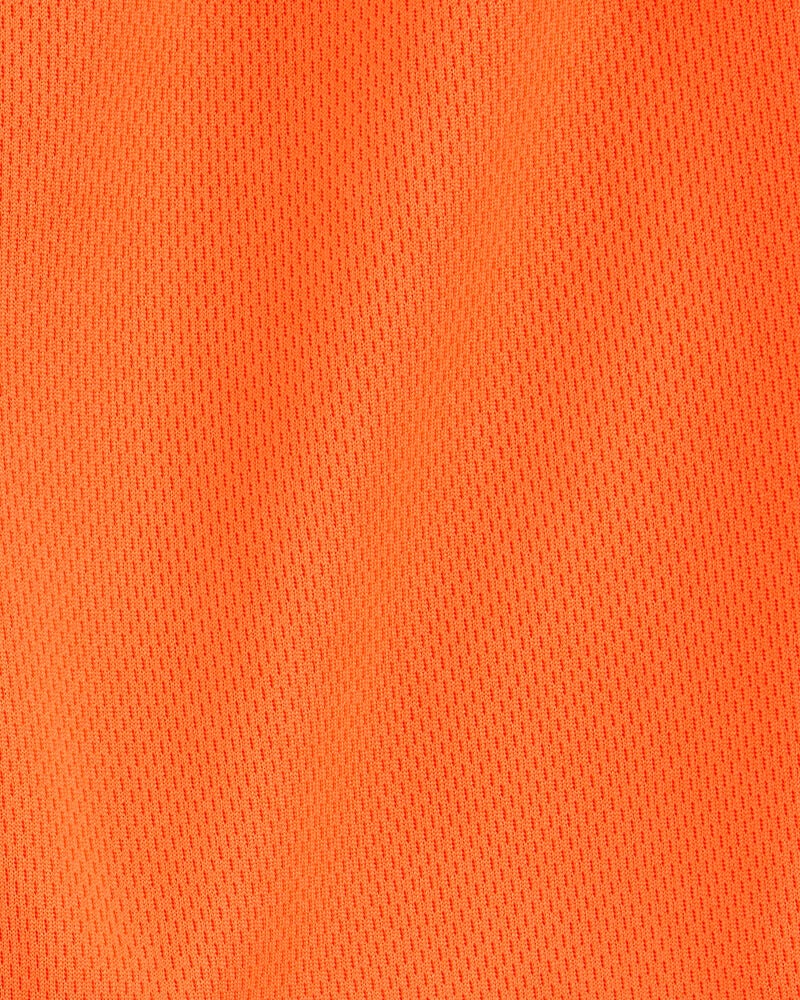 Toddler Active Mesh Shorts - Orange, image 5 of 6 slides