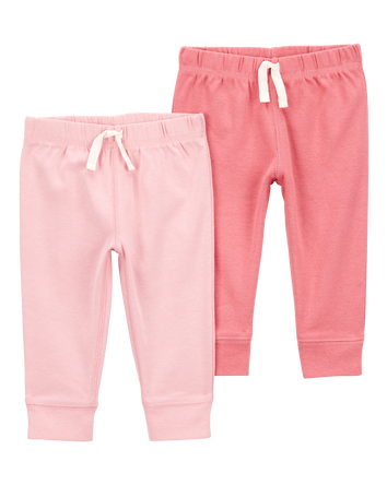 Baby 2-Pack Pull-On Pants, 
