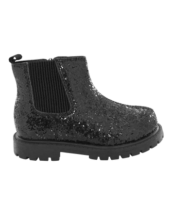Kid Glitter Chelsea Boots, 