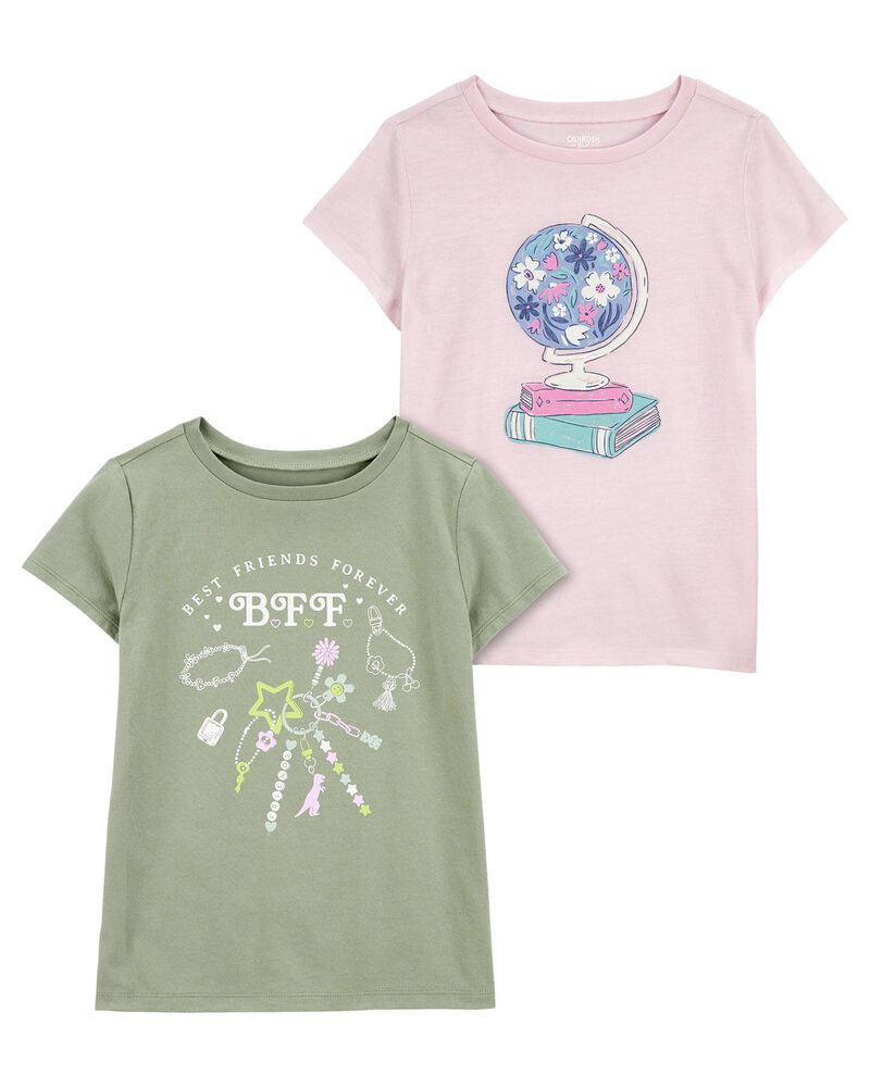 Kid 2-Pack Graphic Tees, image 1 of 5 slides