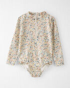 Toddler Recycled 1-Piece Rashguard Swimsuit, image 1 of 5 slides