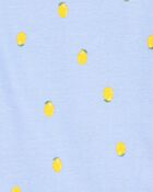 Kid 4-Piece Floral Cotton Pajamas, image 3 of 4 slides