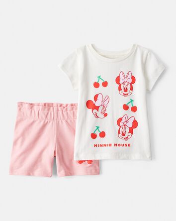 Baby 2-Piece Minnie Mouse Outfit Set, 
