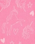 Baby 4-Piece Unicorn Cotton Pajamas, image 3 of 4 slides