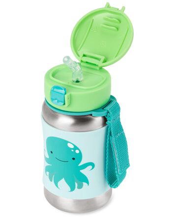 ZOO Stainless Steel Straw Bottle - Octopus, 