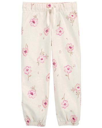 Baby Floral Pull-On Joggers, 
