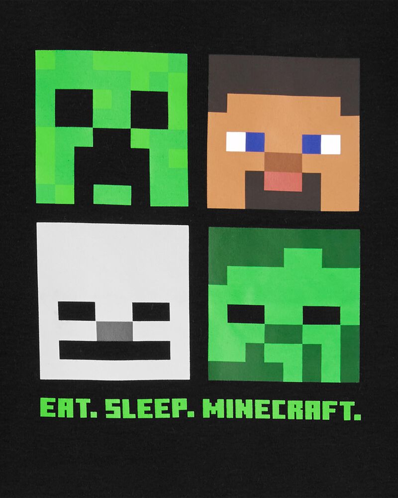 Kid 2-Piece Minecraft 100% Snug Fit Cotton Pajamas, image 2 of 3 slides