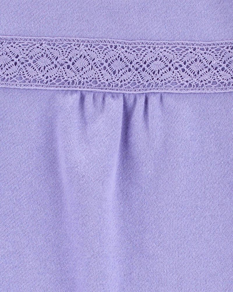 Toddler French Terry Eyelet Pullover, image 2 of 3 slides