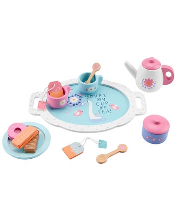 Toddler Wooden Tea & Cookie Activity Set, 
