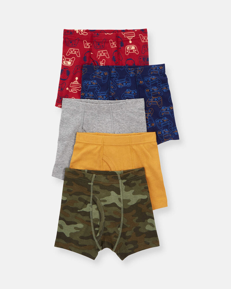 Kid 5-Pack Boxer Briefs Underwear, image 2 of 3 slides