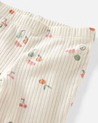 Baby Girl 2-Pack Organic Cotton Rib Leggings, image 2 of 5 slides