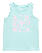 Toddler Starfish Muscle Tank - Turquoise, image 1 of 3 slides