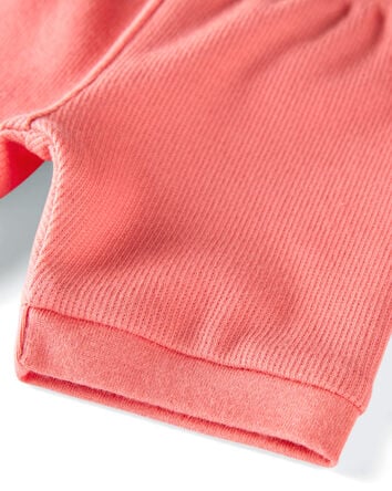 Baby Organic Cotton Ribbed Pajamas Set , 