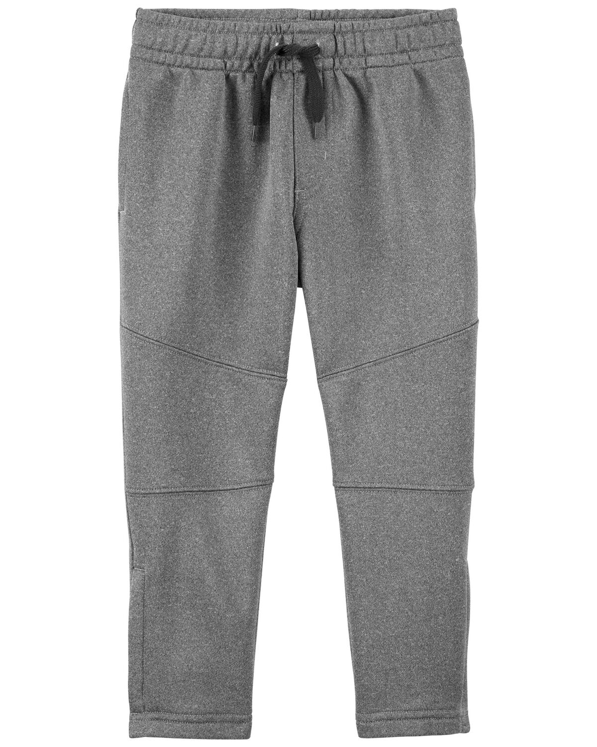 Medium Gray Heather Toddler Active Tricot French Terry Drawstring Pants