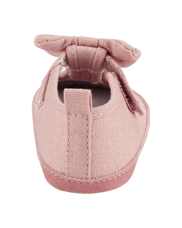 Pink Baby Soft Sole Mary Jane Shoes