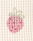 Toddler Short-Sleeve Strawberry-Print Fashion Top, image 2 of 3 slides