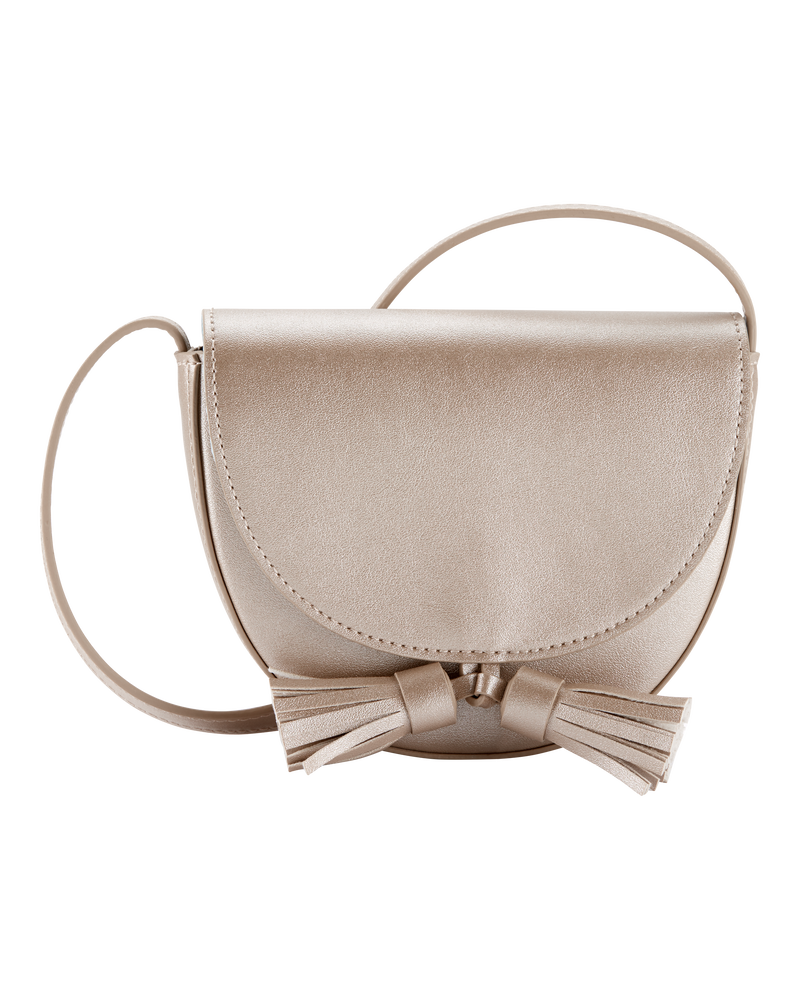 OshKosh Fringe Detail Metallic Crossbody Purse, image 1 of 1 slides