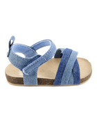 Baby Casual Chambray Sandals, image 2 of 6 slides